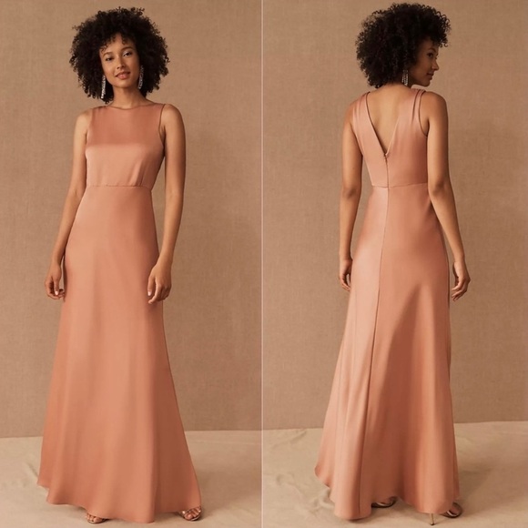 NWT Sachin and Babi BHLDN Beckett Formal Satin Maxi Dress